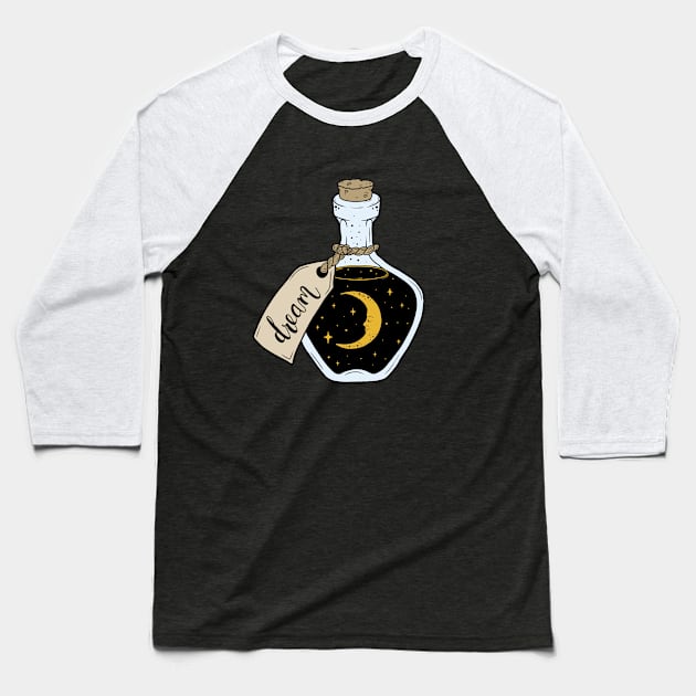 Dream in a bottle Baseball T-Shirt by valentinahramov